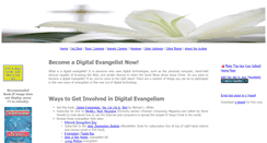 Desktop Screenshot of digitalevangelism.com